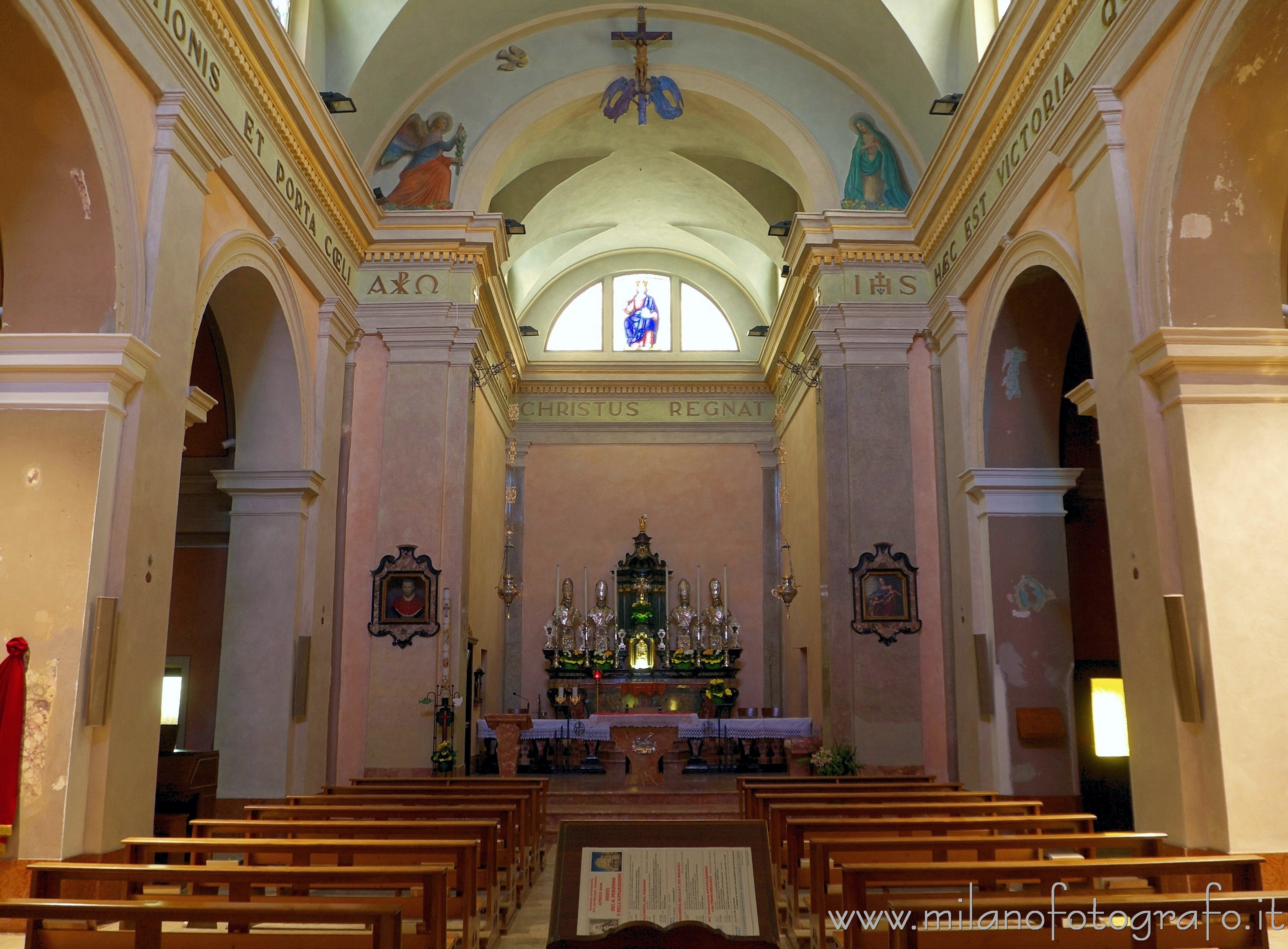 Cassinetta Lugagnano (Milan, Italy) - Interior of the Church of Sant'Antonio Abate